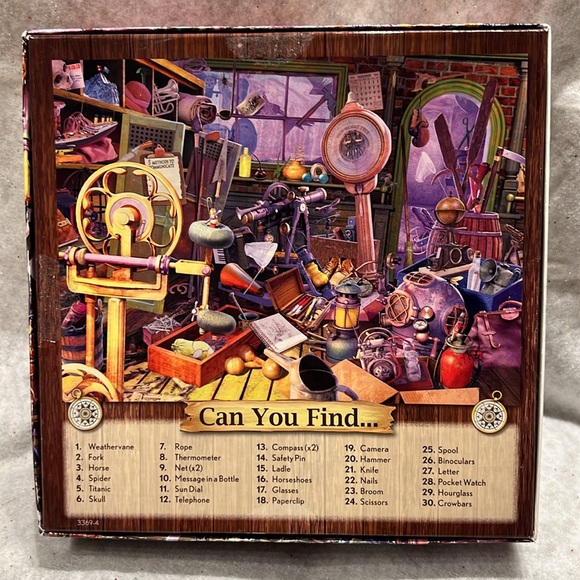 Ceaco jigsaw puzzle SMITHSONIAN: HOPE DIAMOND Hidden Object 1000 pc - Picture 2 of 3